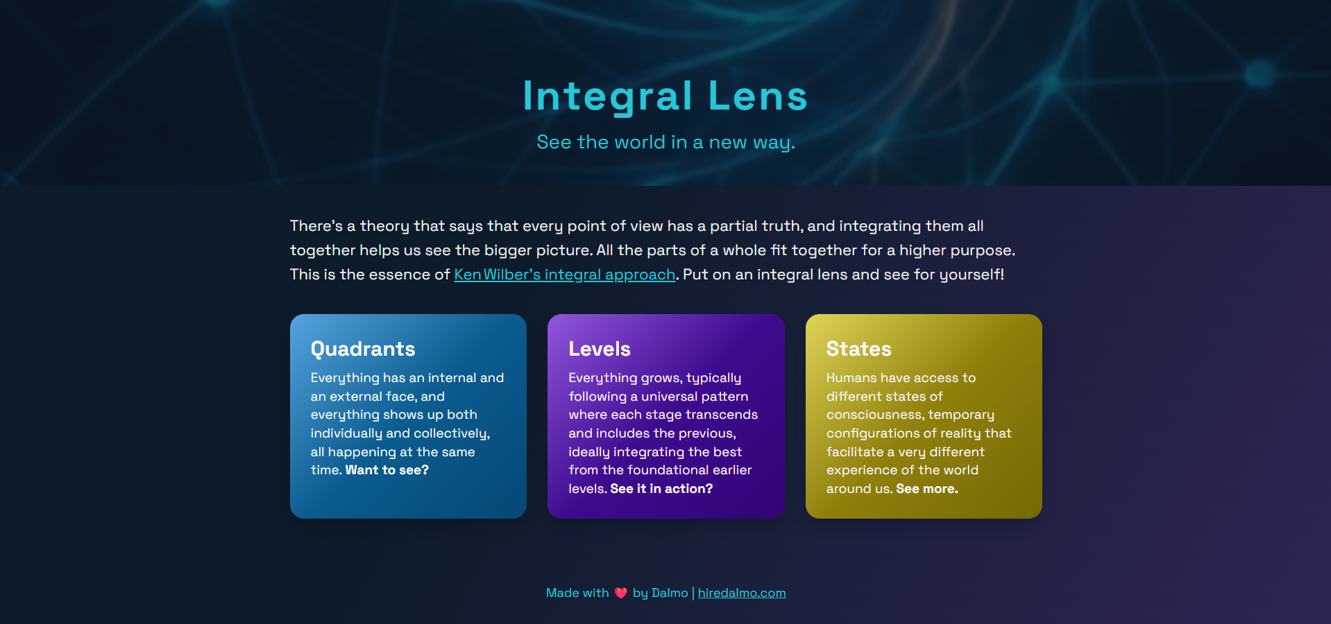 Integral Lens Tool
