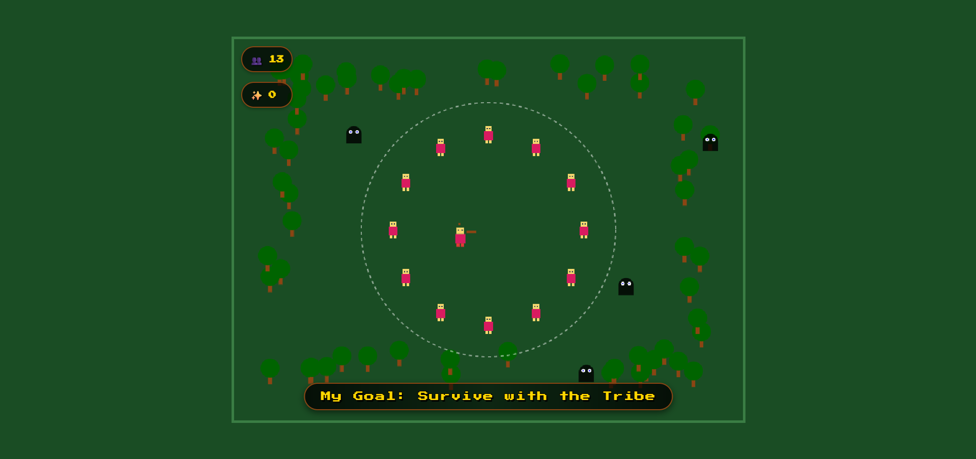 Integral Survival Game